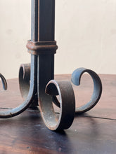 Load image into Gallery viewer, Brutalist Wrought iron candlestick circa 1950