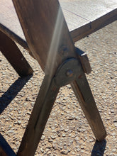 Load image into Gallery viewer, Antique folding bench