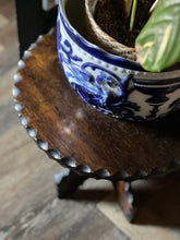 Load image into Gallery viewer, Brutalist carved Spanish side table circa 1940