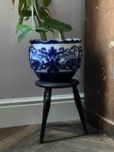 Load image into Gallery viewer, Carved Welsh milking stool