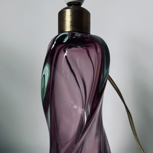 Val saint lambert table lamp