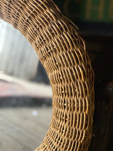 Load image into Gallery viewer, Vintage wicker mirror