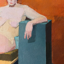Load image into Gallery viewer, Circa 1990s Abstract nude, oil on canvas