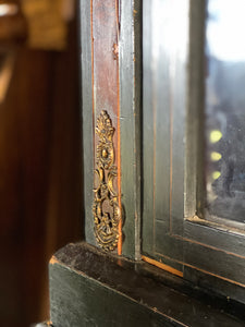 Victorian ebonised display case