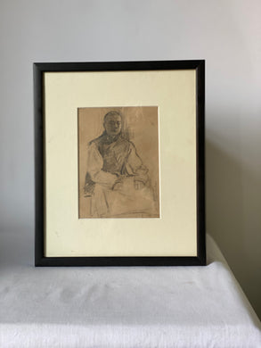 Circa 1906 pencil portrait