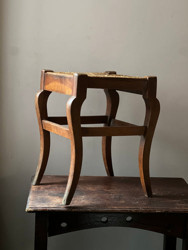 Provincial French rush stool circa 1920