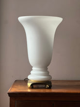 Load image into Gallery viewer, French Vianne opaline glass table lamp circa 1970