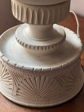 Load image into Gallery viewer, Tunisian ceramic fretwork lamp circa 1960