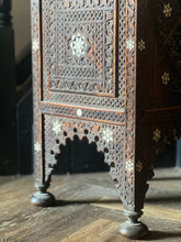 Load image into Gallery viewer, Late nineteenth century Syrian side table with mother of pearl inlay.