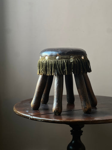 19th century six legged French milking stool