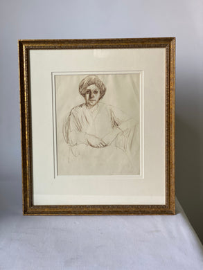 Pencil sketch portrait. Artur markowicz (1872-1934)