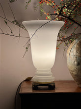 Load image into Gallery viewer, French Vianne opaline glass table lamp circa 1970