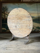 Load image into Gallery viewer, Antique French pine wine tasting table