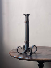 Load image into Gallery viewer, Brutalist Wrought iron candlestick circa 1950