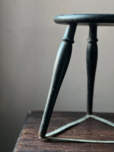 Load image into Gallery viewer, Carved Welsh milking stool