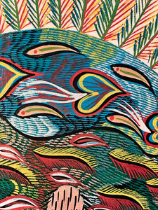 Francisco Domingos da Silva silkscreen print 1973