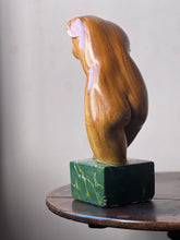 Load image into Gallery viewer, Midcentury ceramic female torso sculpture.