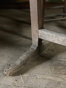 Antique French pine wine tasting table