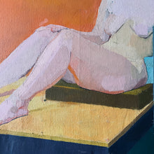 Load image into Gallery viewer, Circa 1990s Abstract nude, oil on canvas