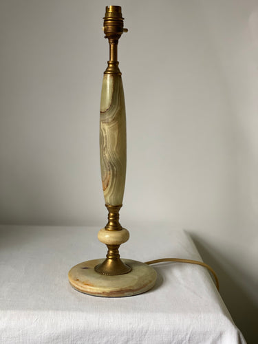 Onyx table lamp circa 1980
