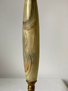 Onyx table lamp circa 1980