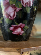 Load image into Gallery viewer, Antique reverse painted glass vase