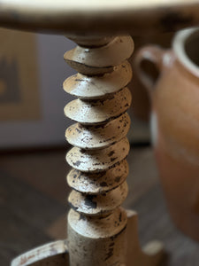 Charles Dudouyt Inspired French Corkscrew side table circa 1940.