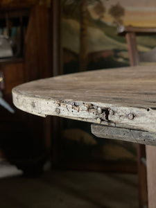 Antique French pine wine tasting table