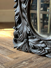 Load image into Gallery viewer, Oak gothic carved mirror. Early 20th century