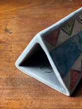 Load image into Gallery viewer, Pair of raku pottery candlesticks
