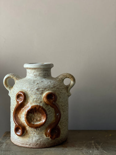 Circa 1960 west German ‘mooncrater’ vase