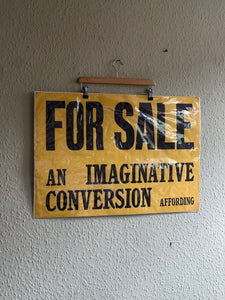 1960s estate agent poster