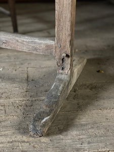 Antique French pine wine tasting table