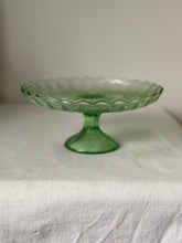 Load image into Gallery viewer, Vintage glass cake stand