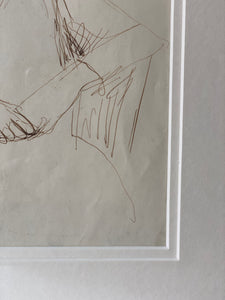 Pencil sketch portrait. Artur markowicz (1872-1934)