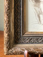 Load image into Gallery viewer, Antique French watercolour nude study