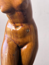 Load image into Gallery viewer, Midcentury ceramic female torso sculpture.