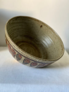 Circa 1960 studio pottery bowl