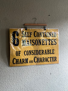 1960s estate agent poster