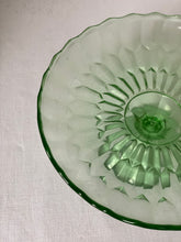 Load image into Gallery viewer, Vintage glass cake stand