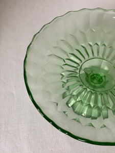 Vintage glass cake stand