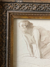Load image into Gallery viewer, Antique French watercolour nude study