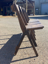 Load image into Gallery viewer, Antique folding bench