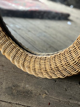 Load image into Gallery viewer, Vintage wicker mirror