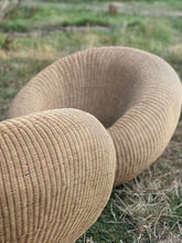 Load image into Gallery viewer, Circa 1950, pair of large wicker chairs in manner of isamu kenmochi