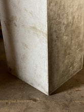 Load image into Gallery viewer, Brutalist inspired faux concrete plinth