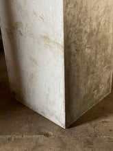 Load image into Gallery viewer, Brutalist inspired faux concrete plinth