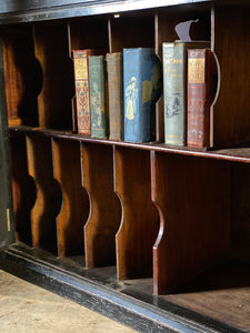 Victorian ebonised display case