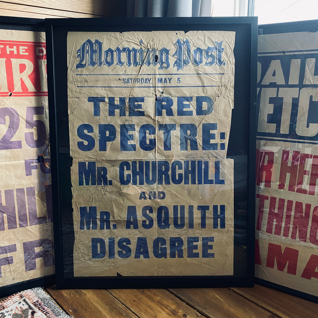 Original 1920s newsstand posters