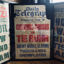Load image into Gallery viewer, Original 1920s newsstand posters